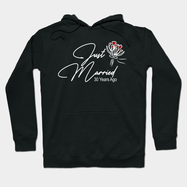 Unique Anniversary Married 30 Years Ago T-shirt Hoodie by Dedho Studio